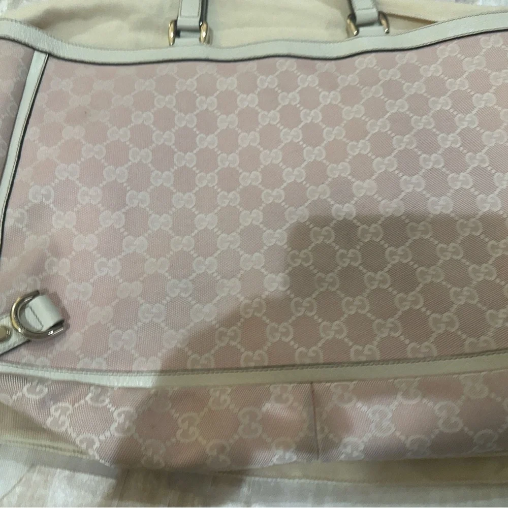 Gucci Pink and Cream Women's Bag - Picture 2 of 7